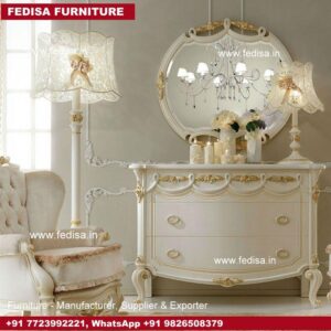 Makeup Table, Vintage Dressing Table Chair Bedroom With Dressing Table