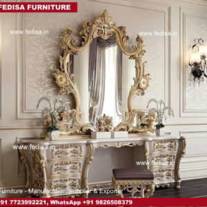 Mirrored Dressing Table, Dressing Table For Childrens Bedroom Wakefit Dressing Table