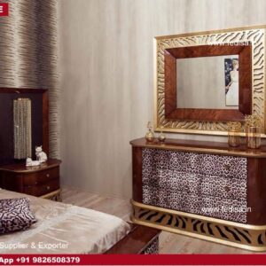 Dressing Table, White Colour Dressing Table Unicorn Makeup Table