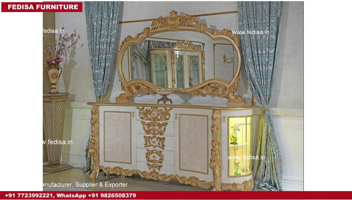 Mirrored Dressing Table, Makeup Vanity Dresser Ply Dressing Table