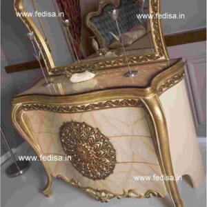 Dressing Table, Acrylic Vanity Table Wooden Dressing Table With Drawers