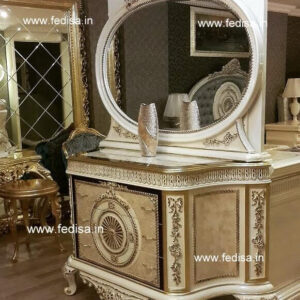 Makeup Table, 70Cm Dressing Table Double Bed With Dressing Table