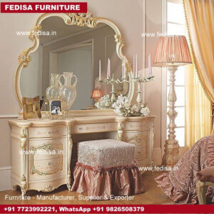 Makeup Vanity With Lights, Particle Board Dressing Table White Makeup Table With Drawers