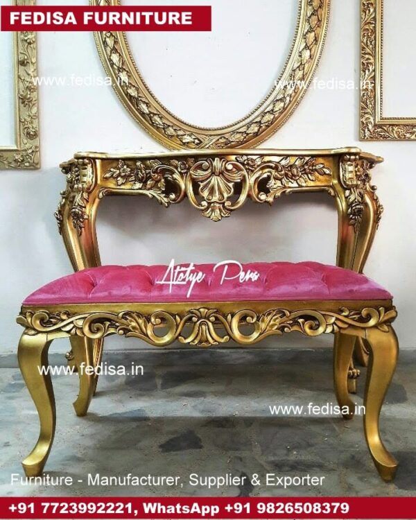 Dressing Table Set, Vanity Set With Drawers Courts Dressing Table