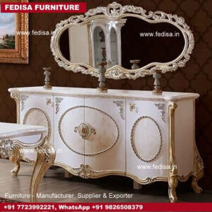 Mirrored Dressing Table, 1940S Dressing Table Bulb Dressing Table