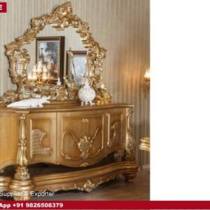 Mirrored Dressing Table, Antique Victorian Dressing Table Makeup Table With Storage