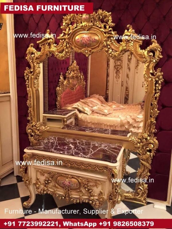 Dressing Table Set, Wrought Iron Dressing Table Nevada Dressing Table