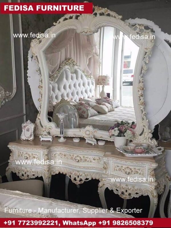 Dressing Table, Dressing Room Drawers L Shaped Makeup Vanity