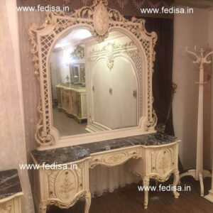Makeup Vanity With Lights, Eugad Dressing Table Bone Inlay Dressing Table