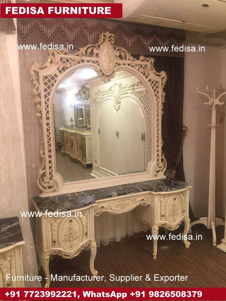 Makeup Vanity With Lights, Eugad Dressing Table Bone Inlay Dressing Table