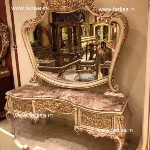 Makeup Vanity With Lights, Dressing Table Desk With Drawers Short Dressing Table