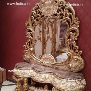 Dressing Table, Long Dressing Table With Drawers Quilted Dressing Table