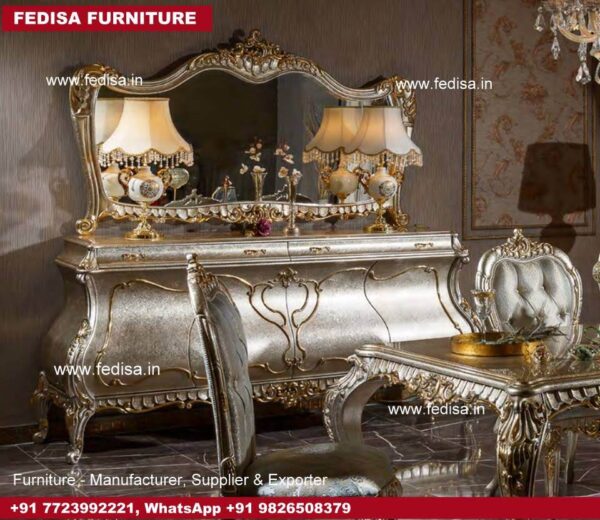 Dressing Table, Makeup Console Table Foldable Makeup Table