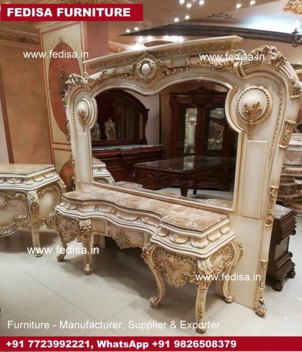 Dressing Table With Drawers, Long Vanity Table Oak Bedroom Dressing Tables