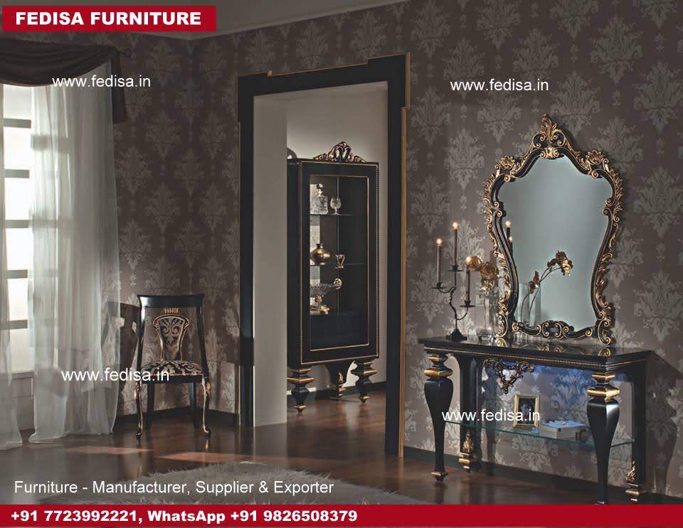 Mirrored Dressing Table, Chevron Dressing Table Classy Dressing Table