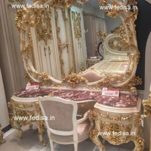 Makeup Vanity With Lights, Riforla Vanity Sliding Door Dressing Table