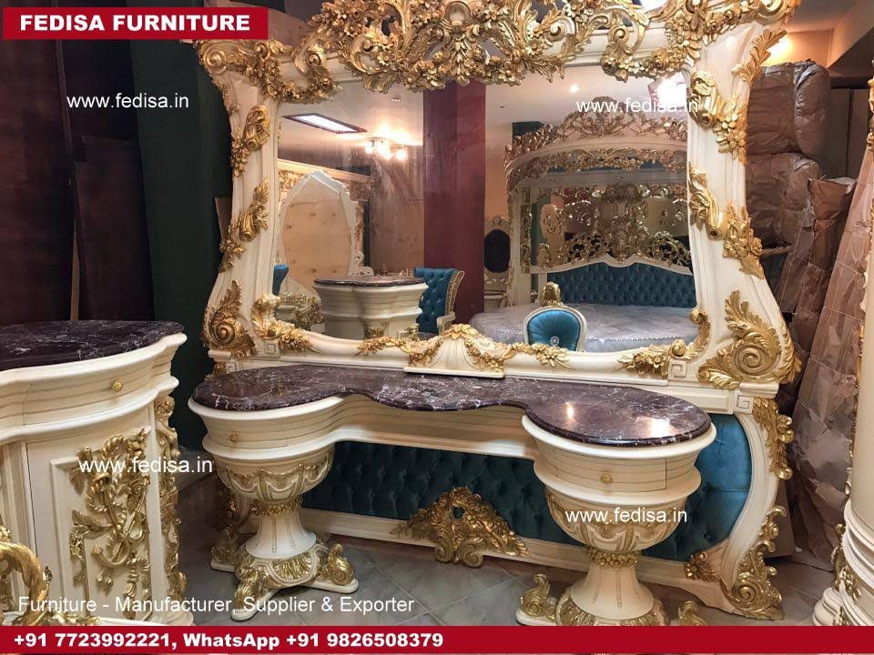 Mirrored Dressing Table, Dressing Table And Study Table Fiber Dressing Table