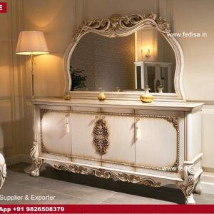 Mirrored Dressing Table, Dressing Dressing Table Shagreen Dressing Table