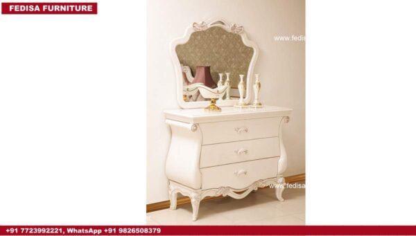 Dressing Table Set, Wood Furniture Dressing Table Corner Desk Dressing Table