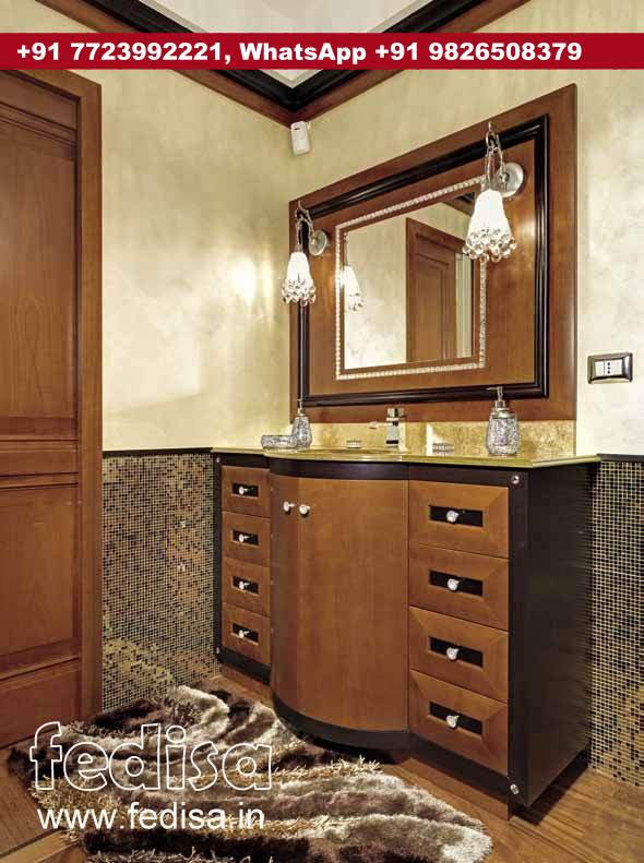 Simple Dressing Table, Wood Makeup Vanity With Drawers Dressing Table Pink Colour