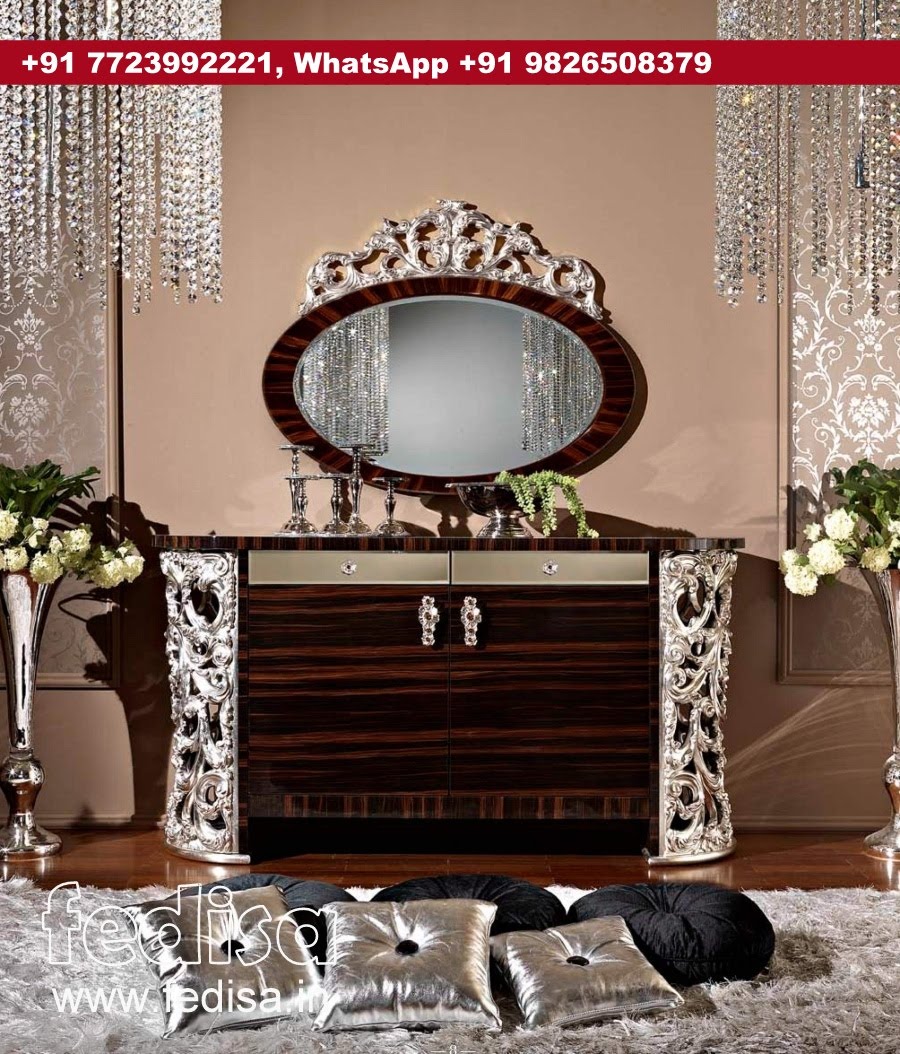 Mirrored Dressing Table, Farmhouse Dressing Table Godrej Ka Dressing Table