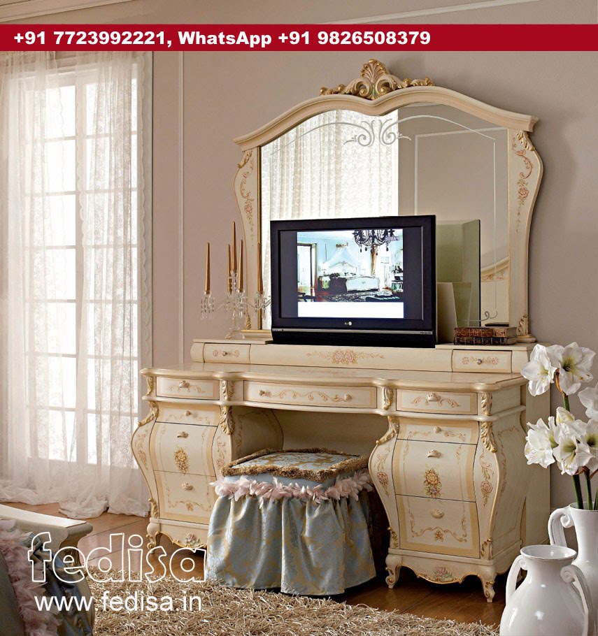 Makeup Table, Sarcoxie Dressing Table Chantilly Dressing Table