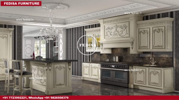 Classic kitchen design, pantry cupboard design design dapur simple