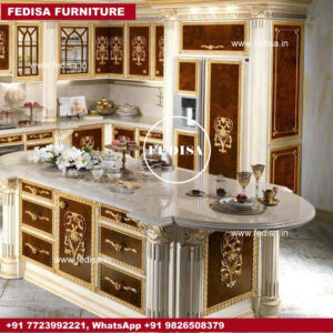 Classical kitchen design, simple cabinet design kitchen island with sink and seating