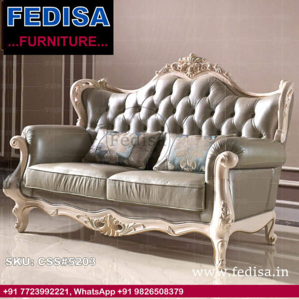 Buy Modern Classic Sofa Set 3 Seater Sofa Set Black Leather Sofa Set Off White Sofa