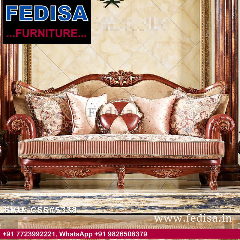 Luxury Classic Sofa Set Leder Sofa Set 3 Set Sofa 5 Seater L Shape Sofa