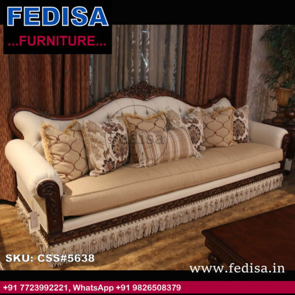 Luxury Classic Sofa Set Sagwan Wood Sofa Godrej Sofa Price Low Sofa Set