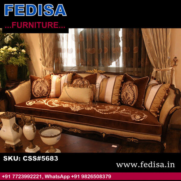 Luxury Classic Sofa Set Blue Sofa Set Living Room 2 Seater Wooden Sofa Set L Shaped Couch Recliner