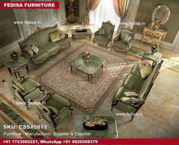 Luxury Classic Sofa Set 10 Piece Sectional Sofa Mehidpurwala Sofa Set Incliner Sofa Set