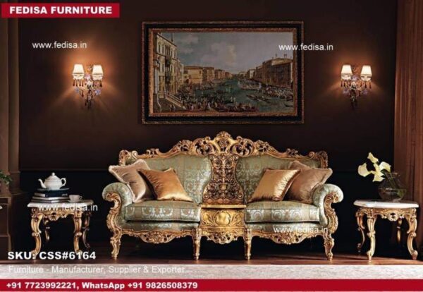 Luxury Classic Sofa Set Modern L Shaped Sectional Suede Living Room Set Blue Velvet L Shaped Sofa