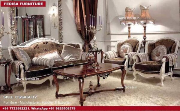 Classic Sofa Set Champagne Sofa Set Pida Set Sofa Cheap Leather Sofa Set