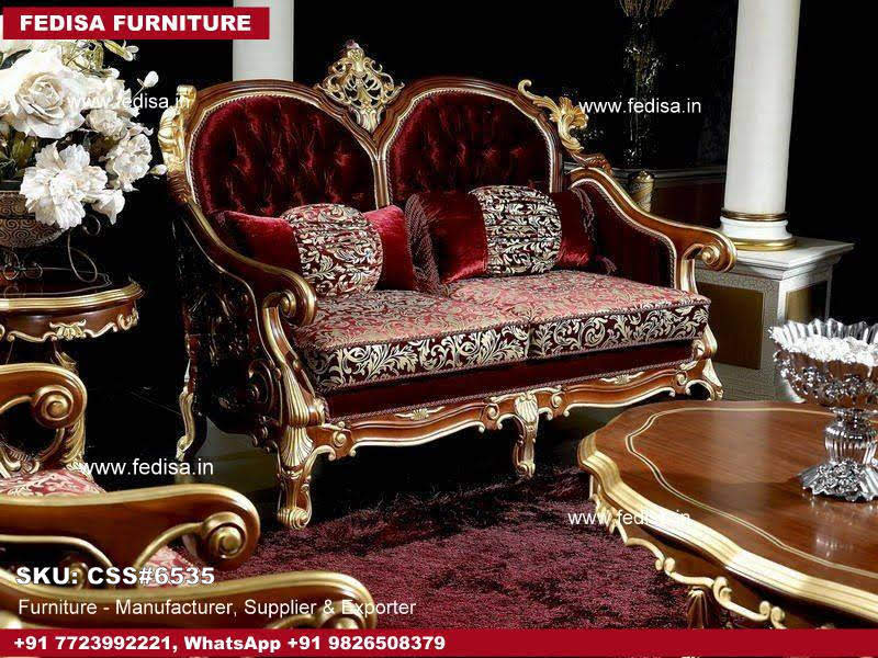 Luxury Classic Sofa Set Teak Wood 3 Seater Sofa Wooden Sofa Settee 5 Seater Sofa Set Teak Wood