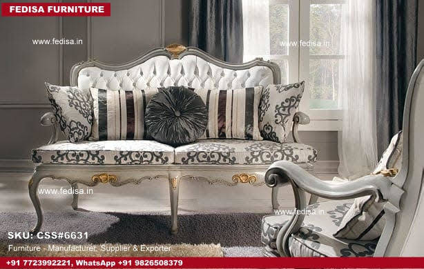 Buy Modern Classic Sofa Set Sagwan Wood Sofa Price Sofa Set With Wooden Handle Fedisa Wooden Furniture