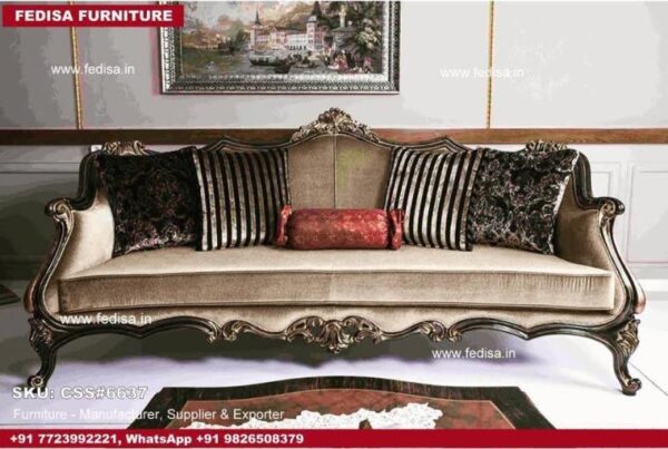 Buy Modern Classic Sofa Set Durian Wooden Sofa Set Home 6 Seater Wooden Corner Sofa Set Wooden Luxury Sofa Set