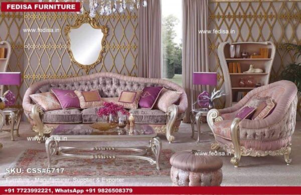 Luxury Sofa Set L Shape Sofa In Teak Wood Small Size Wooden Sofa Set Cheapest Wooden Sofa Set Online