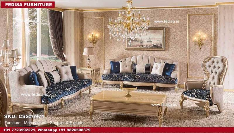 Luxury Sofa Set 8 Seater Sofa Set White Leather Living Room Set U Shape Sofas