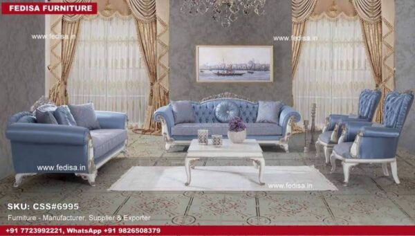 Luxury Sofa Set 4 Seater Sofa Set Stainless Steel Sofa Set Recliner Couch Set