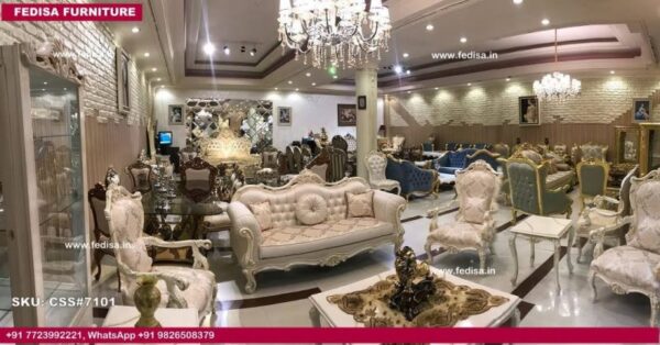 Classic Sofa Set Wooden Setty Turkish Sofa Set 3 Seater Sofa Under 10000