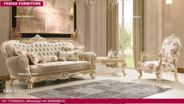 Classic Sofa Set Two Seater Sofa Set Soft Sofa Set Wooden Sofa Online