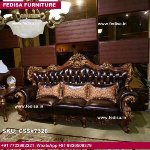 Luxury Classic Sofa Set 3 Seater Sofa Below 10000 Leather Sofa Sets For Living Room 2 Sofa Set