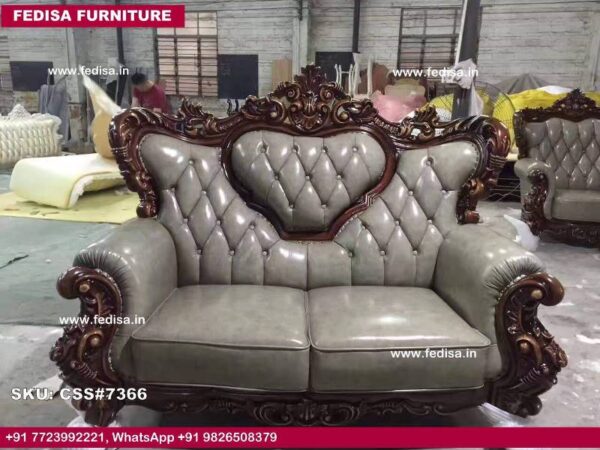 Buy Modern Classic Sofa Set Blue Leather Sofa Set King Sofa Set Mini L Shaped Couch