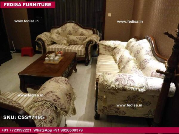 Luxury Sofa Set Blue Living Room Furniture Sets Mini L Shape Sofa Double Bed Sofa Set