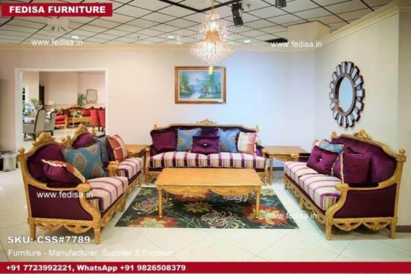 Luxury Sofa Set L Shape Sofa With Corner Table Royal Oak Wooden Sofa Set Sagwan Lakdi Ka Sofa Set Price
