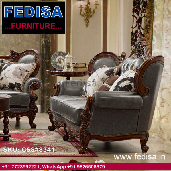 Luxury Sofa Set Oak Wood Sofa Set Pure Wood Sofa Set Wooden Sagwan Sofa