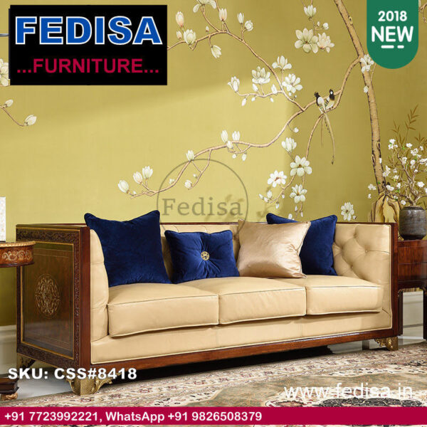 Luxury Sofa Set Teak Wood Furniture Sofa Set Price L Size Wooden Sofa L Shaped Teak Wood Sofa Set