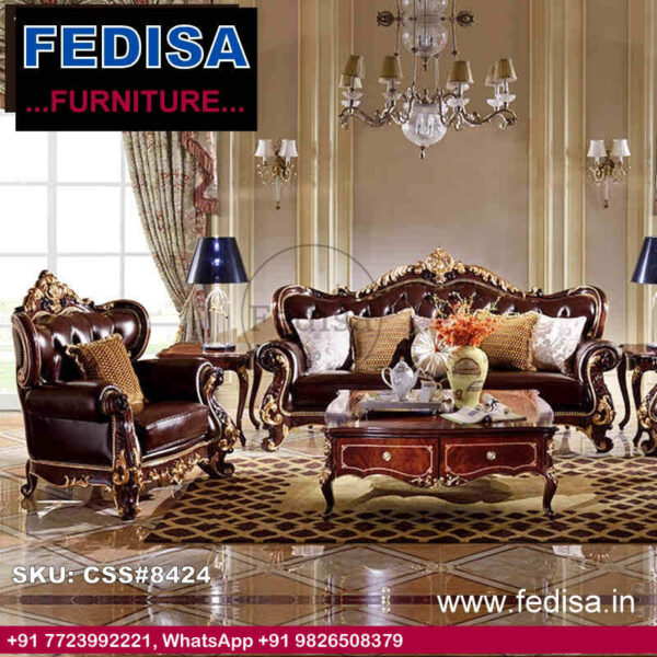 Luxury Classic Sofa Set Maharaja Wooden Sofa Set Price Wood And Leather Sofa Set Wooden Corner Setty